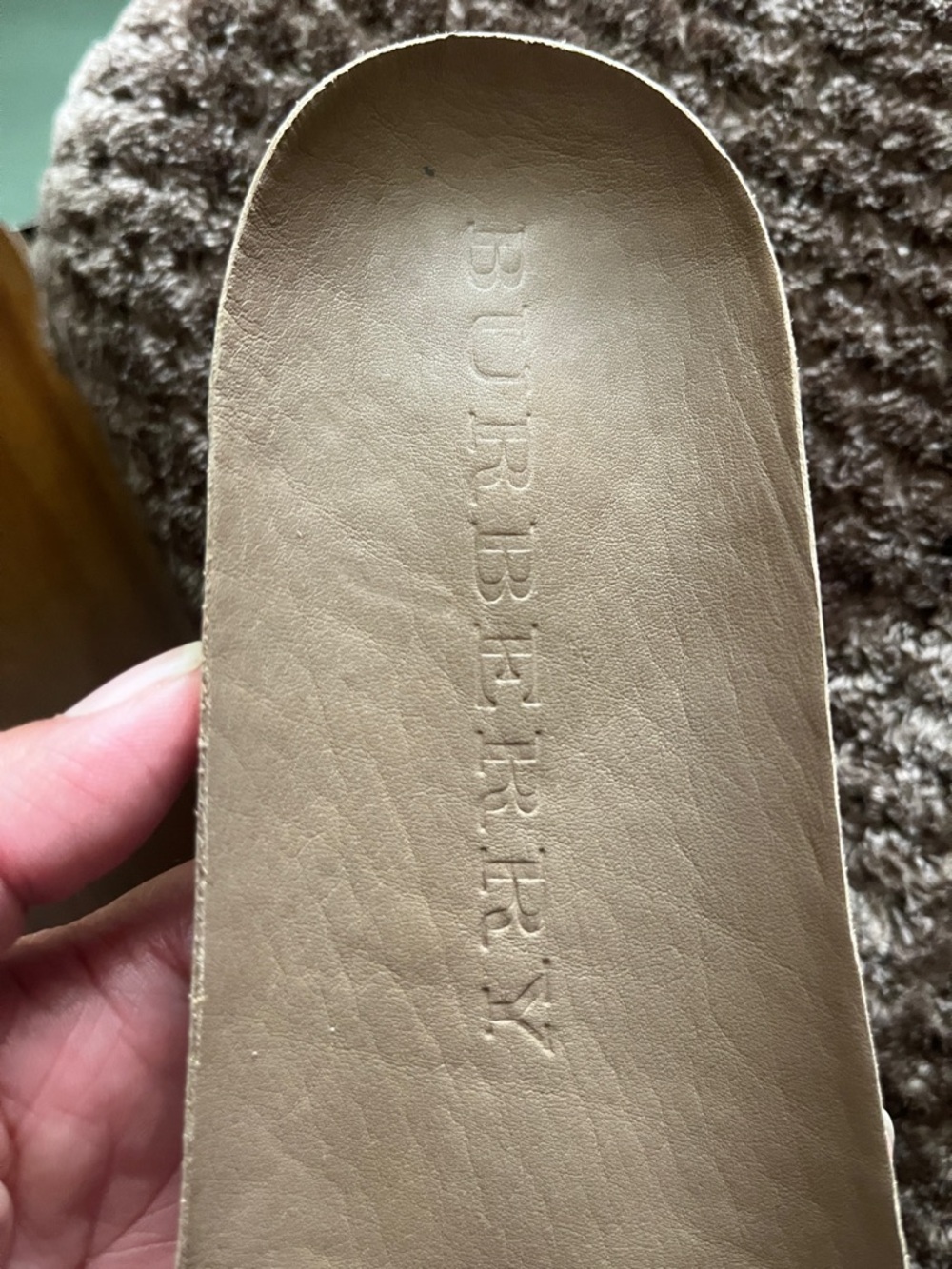 Burberry Tan Brown Plaid Low-Top Sneakers - Picture 6 of 13